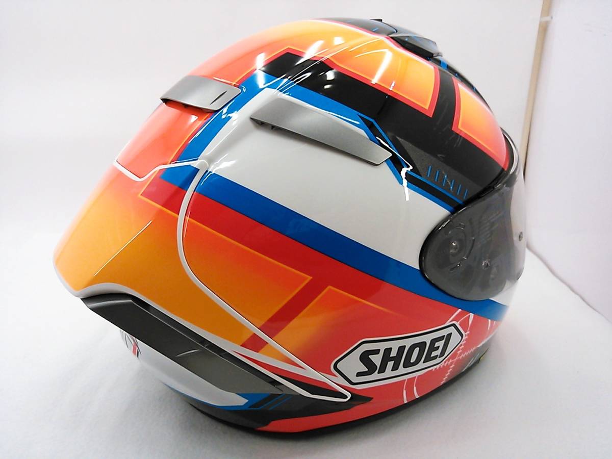 【送料無料】使用極わずか 美品 SHOEI ショウエイ X-Fourteen X-14 DE ANGELIS デ アンジェリス XLサイズ ミラーシールド付き