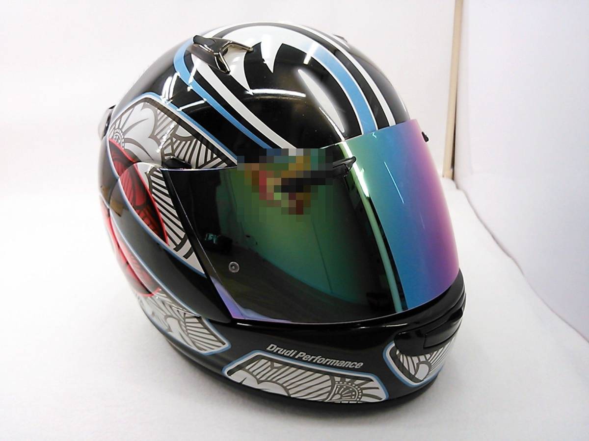 良品 2020年製 Arai アライ QUANTUM-J クアンタムJ NAKANO ナカノ Lサイズ ミラーシールド付き 中野真矢_画像7