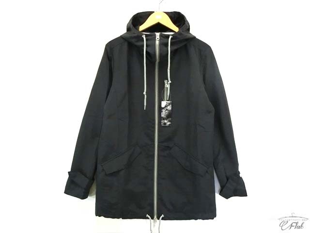 美品 Rn/02　ルームナンバーゼロツー　RN124-4-002　ジャンバー　 マウンテンパーカ black S