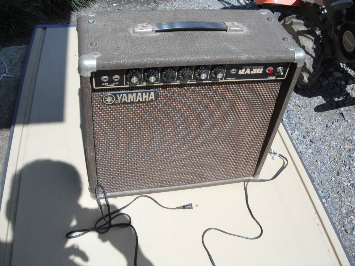 SATU398 ベース コンボアンプ YAMAHA JX30 音出しOK 古いアンプ ギター