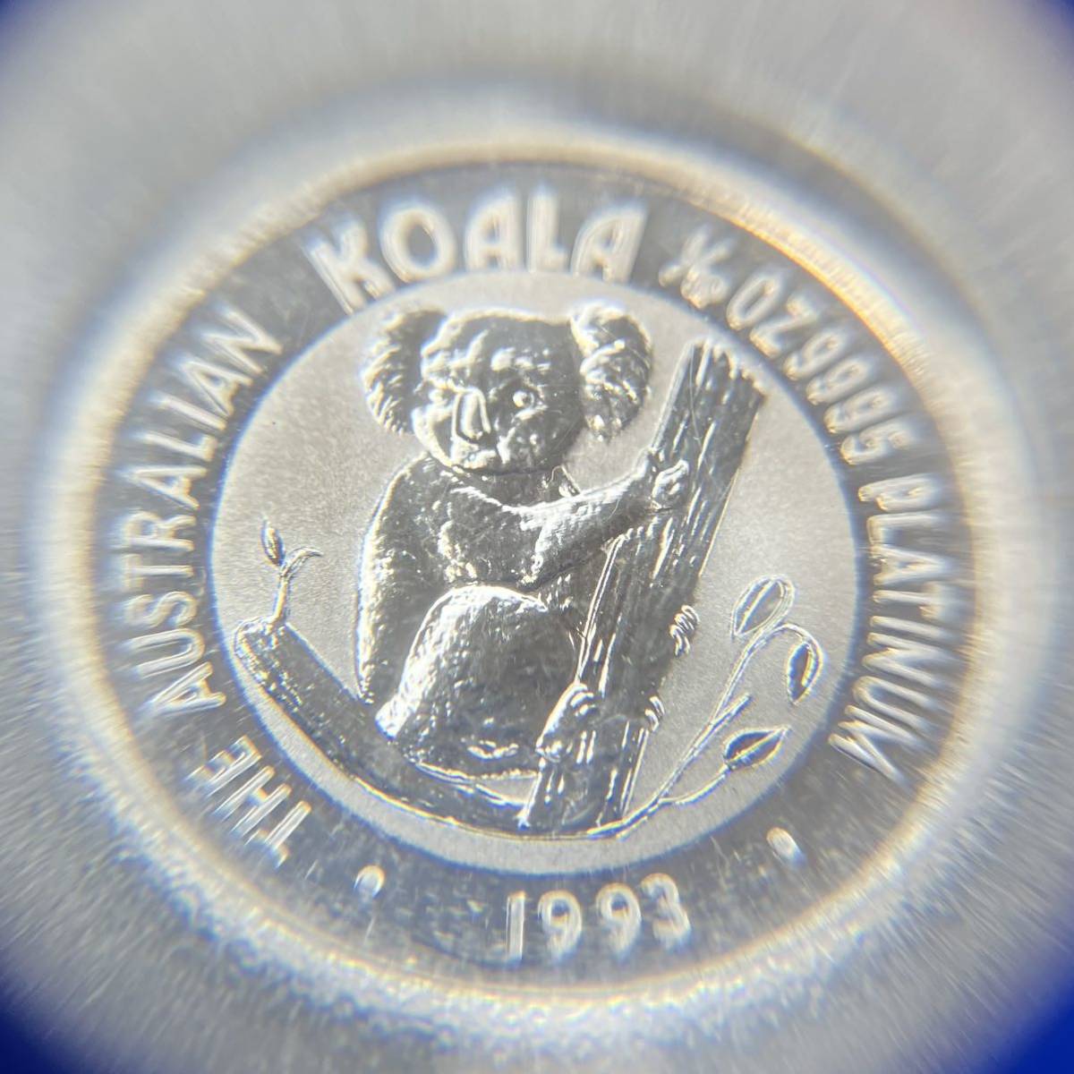  Australia platinum . original platinum Pt koala Elizabeth 2.1993 year 1/10 ounce Blister entering pendant top coin gold coin regular goods 