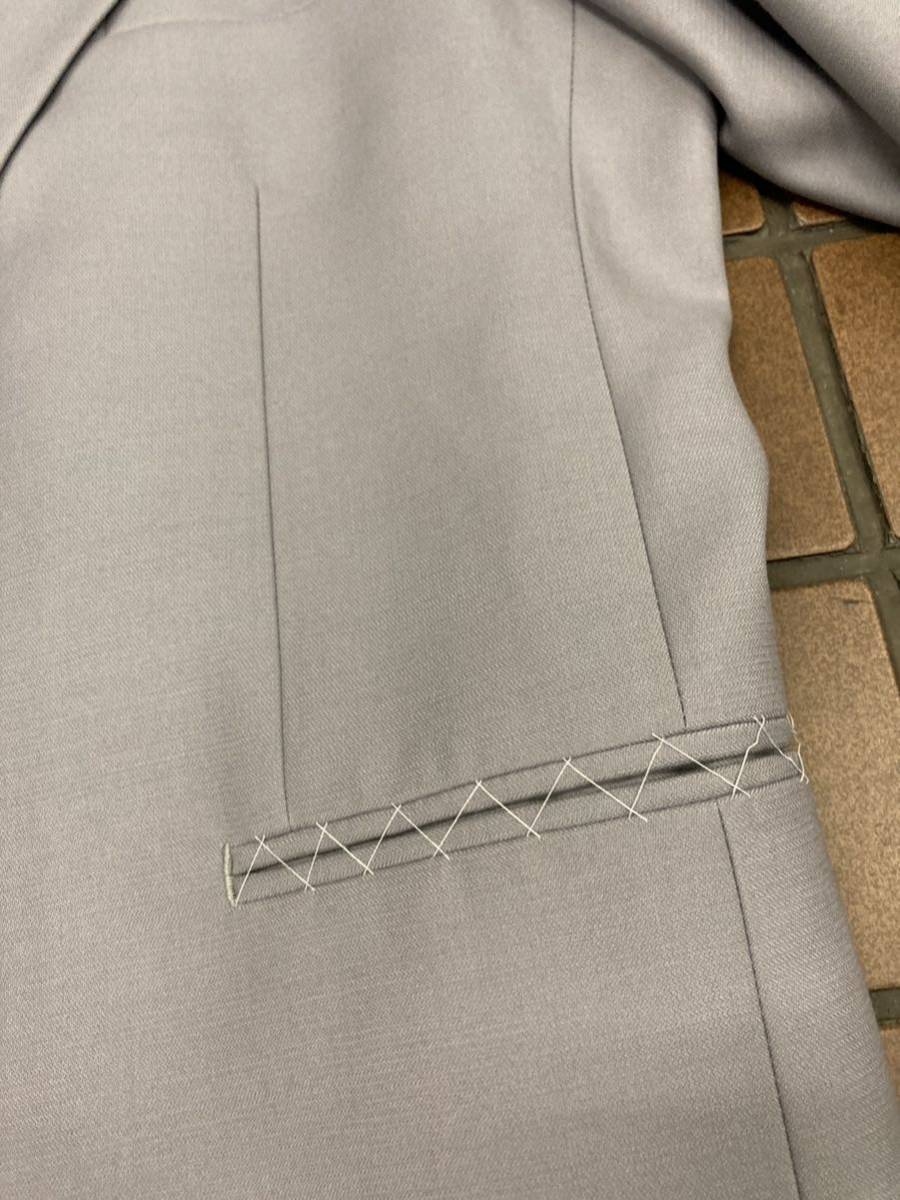 [ beautiful goods ] unused super-discount tuxedo 2 button suit size L(YA6 corresponding )... button . call pants total reverse side made in Japan Sky gray color 