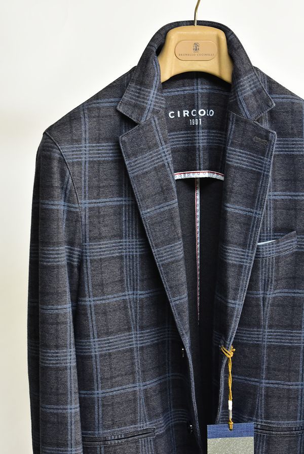 ■CIRCOLO 1901最受矚目的品牌Circolo精緻舒適棉質外套夾克48 原文:■CIRCOLO1901　最注目ブランド　チルコロ　極上の着心地コットンジャージジャケット　４８