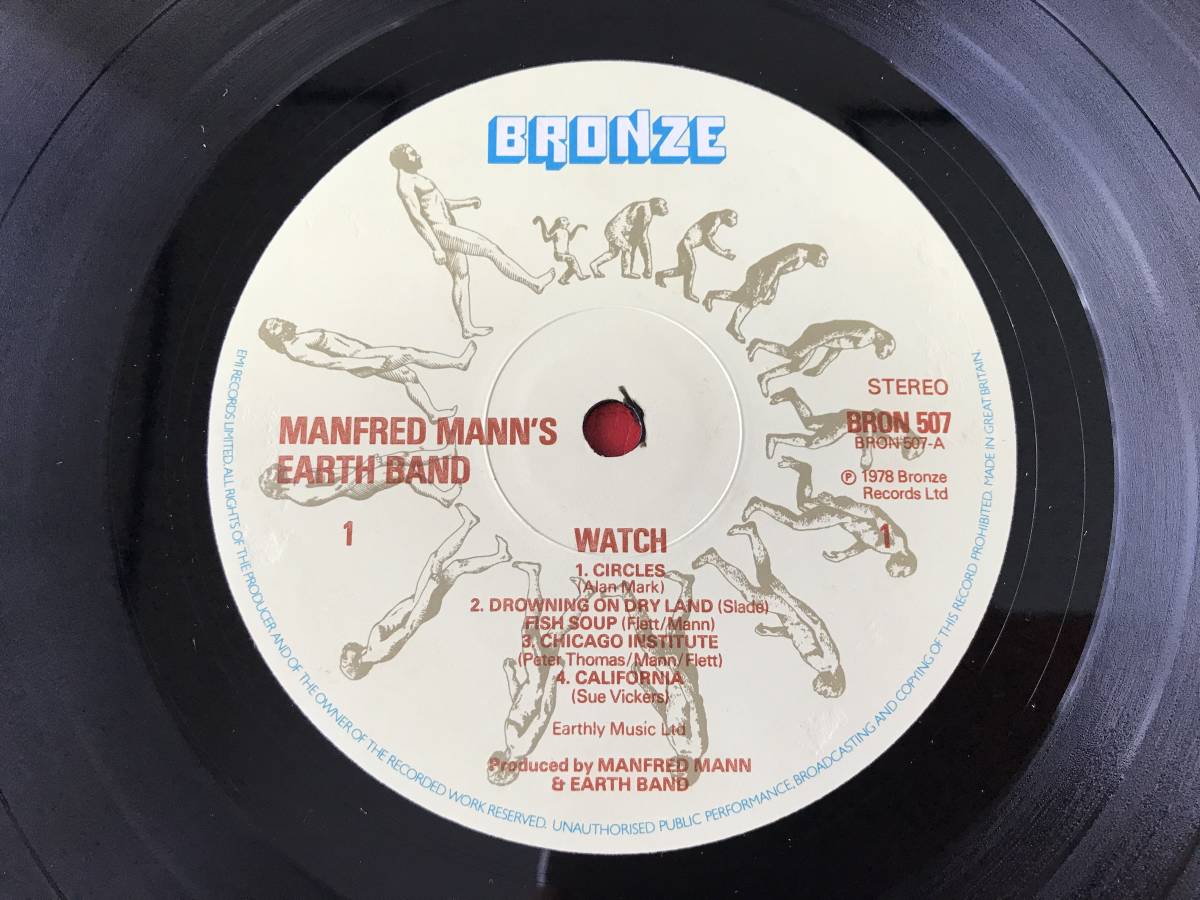 ◆MANFRED MANN'S EARTH BAND/WATCH/英盤/LP BRON507_画像4