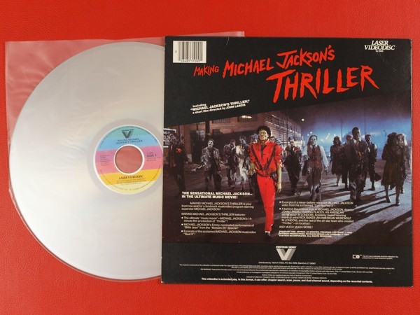 ◇マイケル・ジャクソン/メイキング スリラー Making Michael Jackson's Thriller/LD レーザーディスク、VL1000_画像2