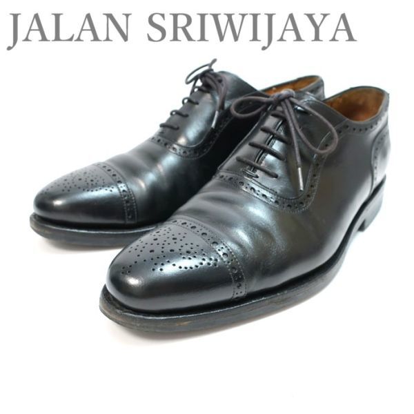 安い購入 JALAN ジャランスリウァヤ SRIWIJAYA 7　1/2（5043)hdgj ブラック 革靴/ドレスシューズ 26.0cm
