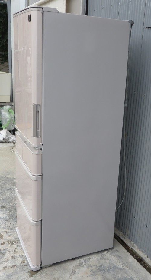 Z-2503■奈良発！SHARP シャープ 424Ｌ 5ドア ノンフロン冷凍冷蔵庫 SJ-PW42W-N 2012年製 中古 動作品 引取可_画像3