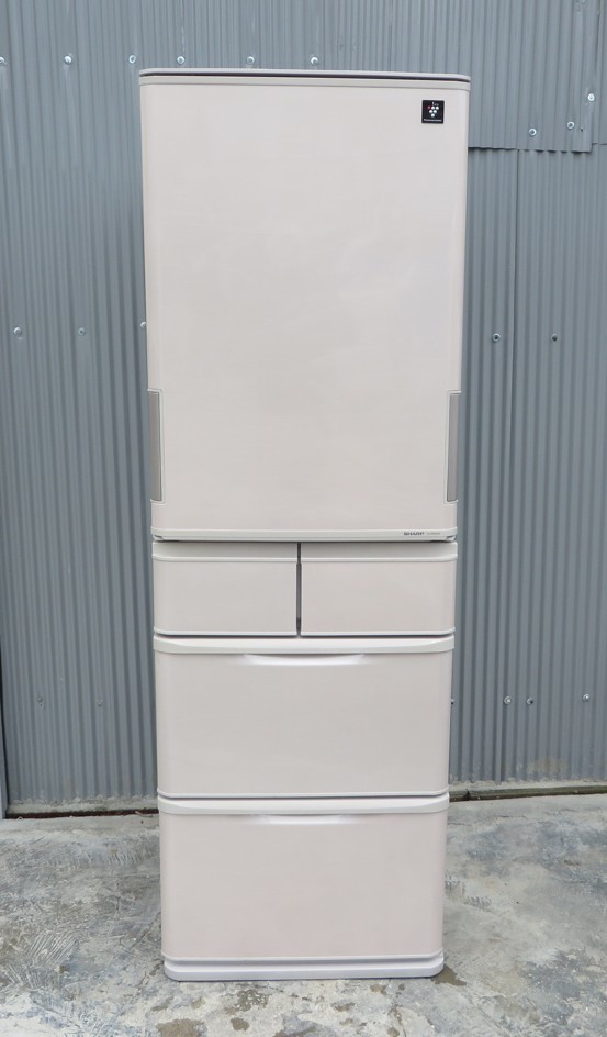 Z-2503■奈良発！SHARP シャープ 424Ｌ 5ドア ノンフロン冷凍冷蔵庫 SJ-PW42W-N 2012年製 中古 動作品 引取可_画像1
