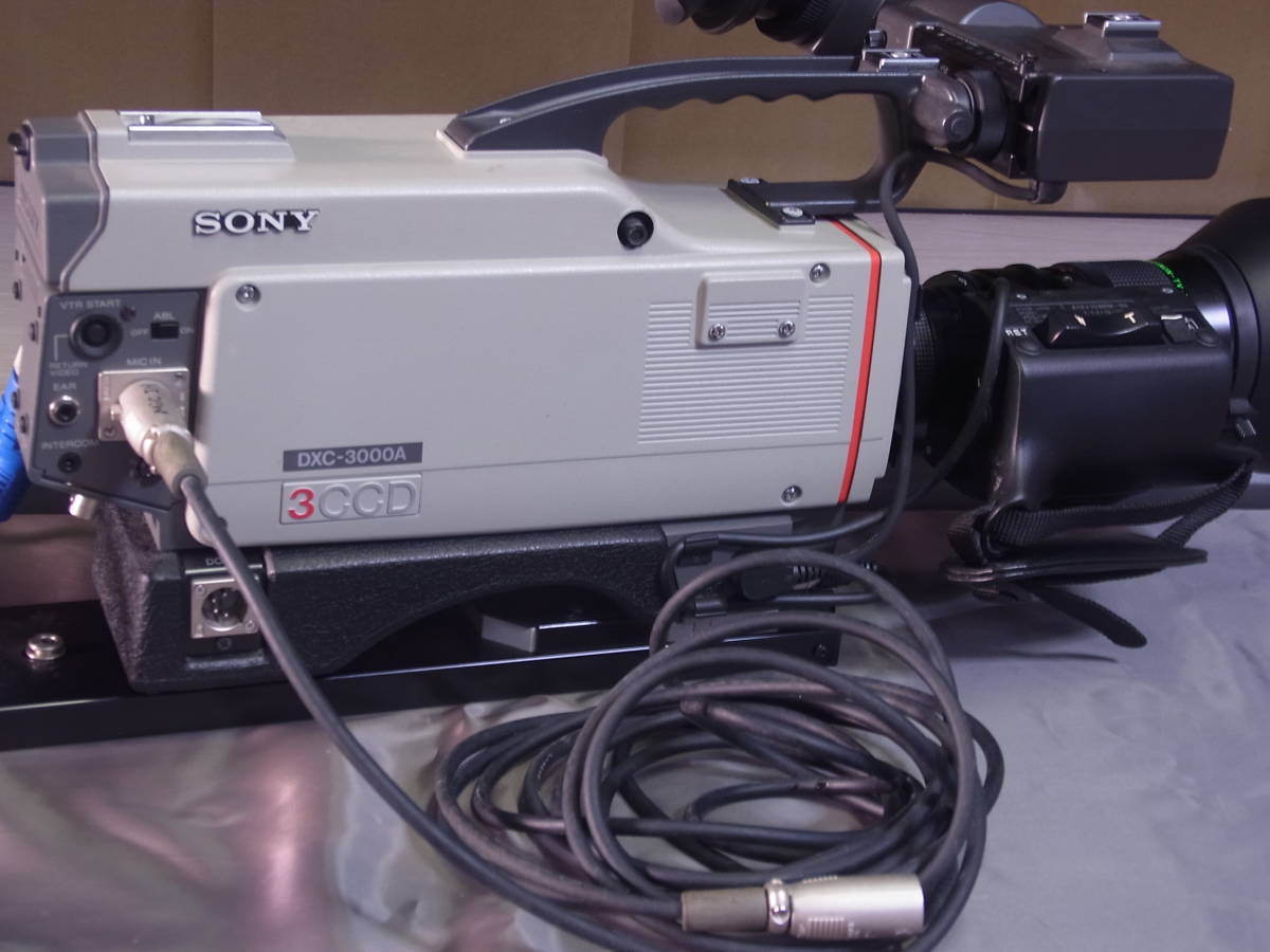 ソニー ビデオカメラ DXC-3000A　SONY COLOR VIDEO CAMERA_画像4