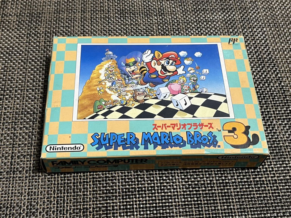 ☆美品☆ スーパーマリオブラザーズ3 ファミコンソフトFC 任天堂箱説付