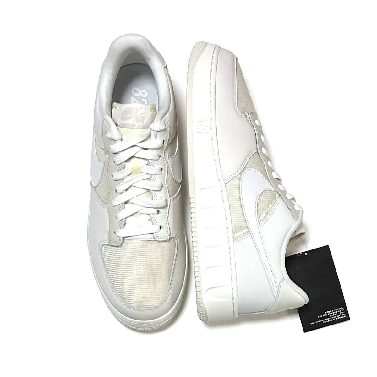 新品 箱付き 28cm ナイキ エアフォース1 ロー ユニティ ホワイト シルバー セイル フォースワン AIR FORCE 1 LOW UNITY DM2385-101 AF1_画像6