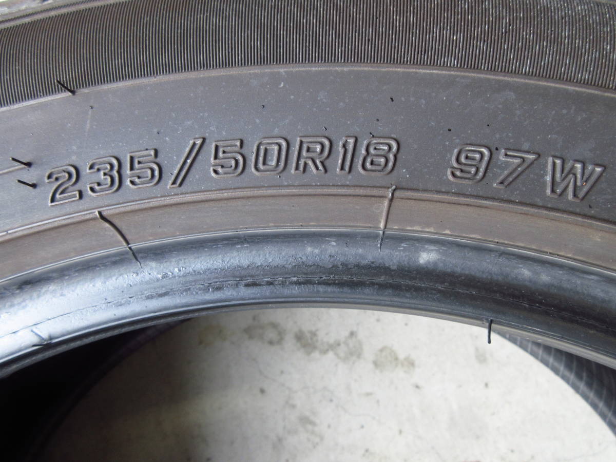 235/50R18 97W 2021年製 センター溝7mm ダンロップ エナセーブ RV505 中古タイヤ1本_画像5