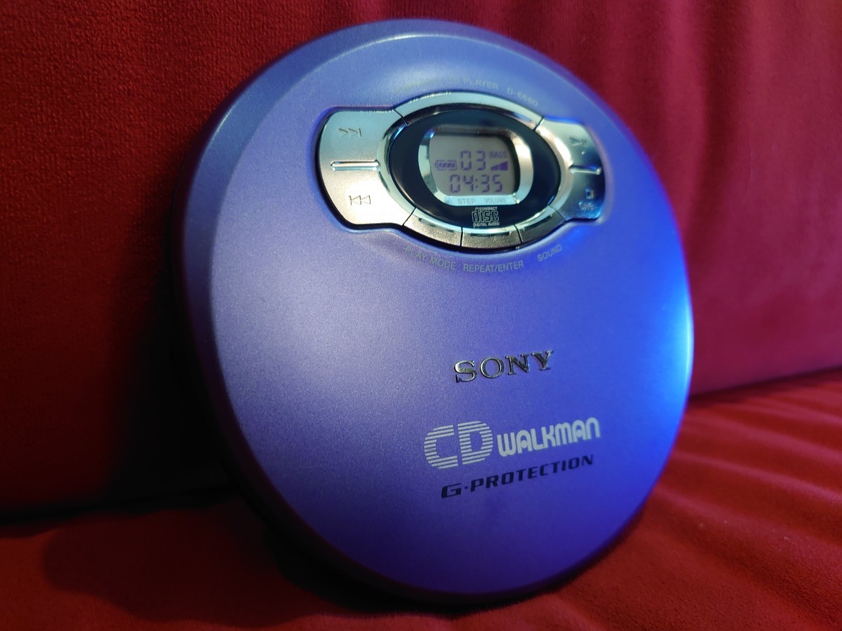 SONY】D-E660 CD WALKMAN PORTABLE CD PLAYER ソニー CDウォークマン