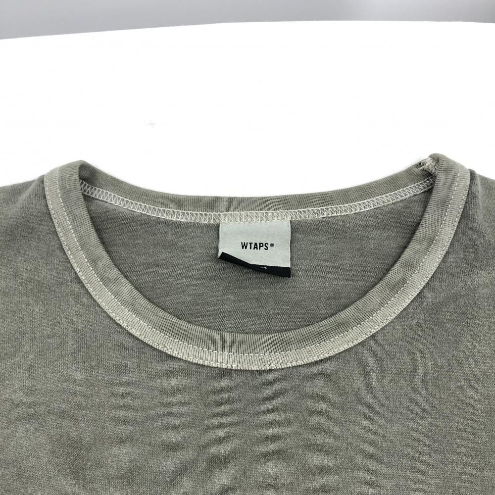 【中古】WTAPS 20SS BLANK PIGMENT TEE COTTON サイズM オリーブドラブ 201ATDT-CSM04 ダブルタップス ブランク ピグメント [240017573172]_画像9