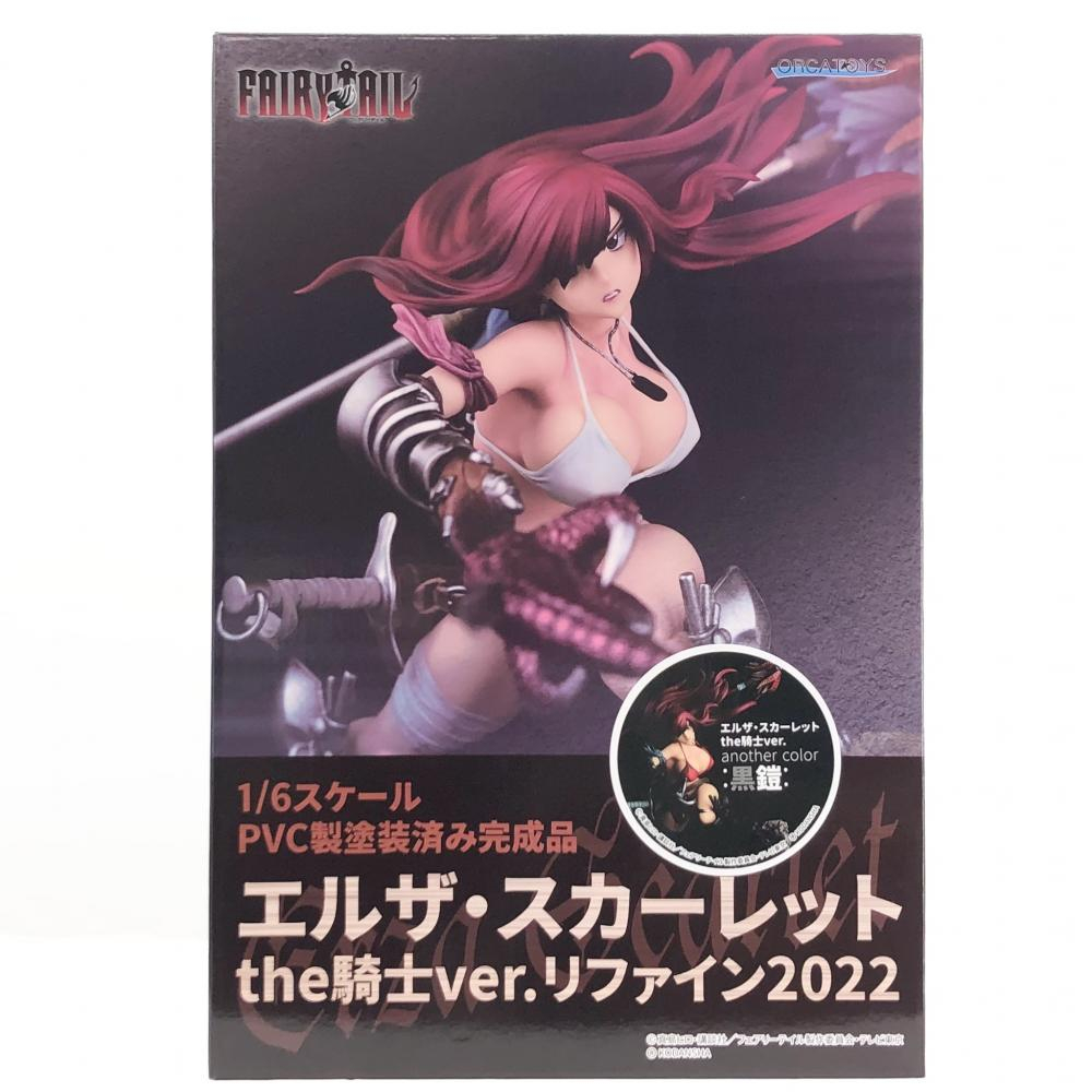 【中古】開封 オルカトイズ FAIRY TAIL フェアリーテイル 1/6 エルザ・スカーレット the騎士Ver. リファイン2022 another color 黒鎧の画像1