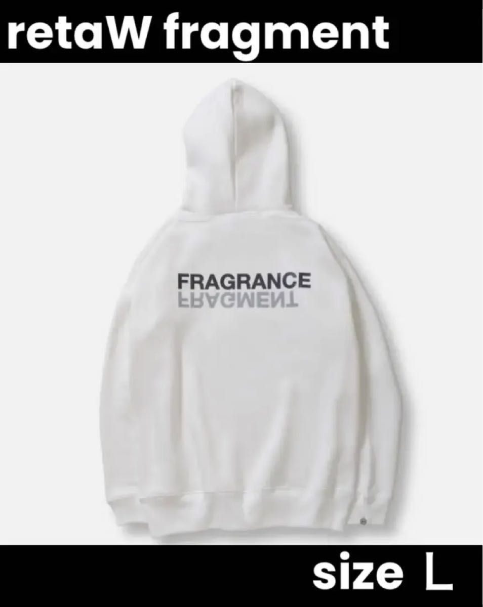 retaW × FRAGMENT FRAGRANCE フーディ 白 L-