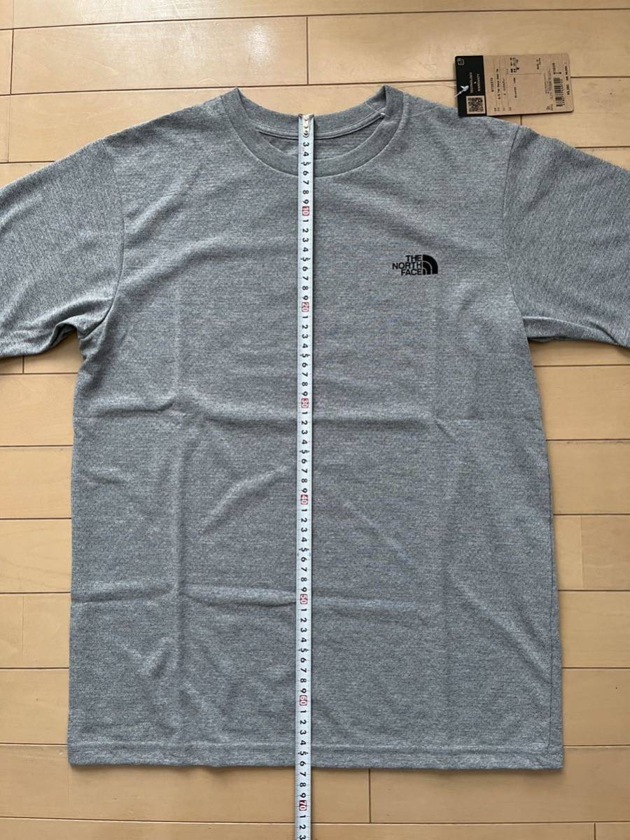 ノースフェイス 正規取扱店購入 S/S Trail Stamp Mesh Tee M 半袖Tシャツ Z ミックスグレー 新品 正規品 送料無料 NT32370 定価5390円_画像4