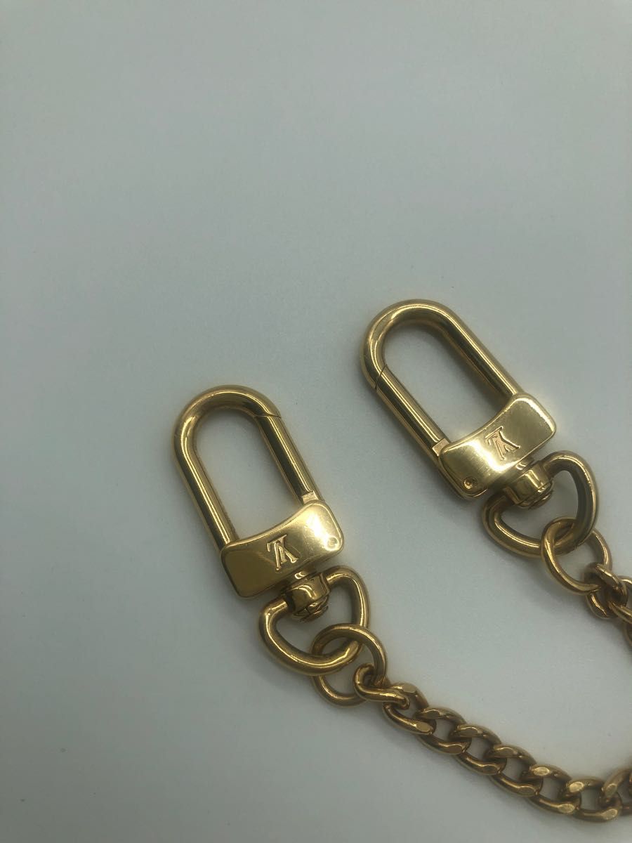 正規美品ルイヴィトン【ウォレットチェーン】 アルコディオン ゴールド チェーン ルイヴィトン ウォレットチェーン アコルディオン ゴールド