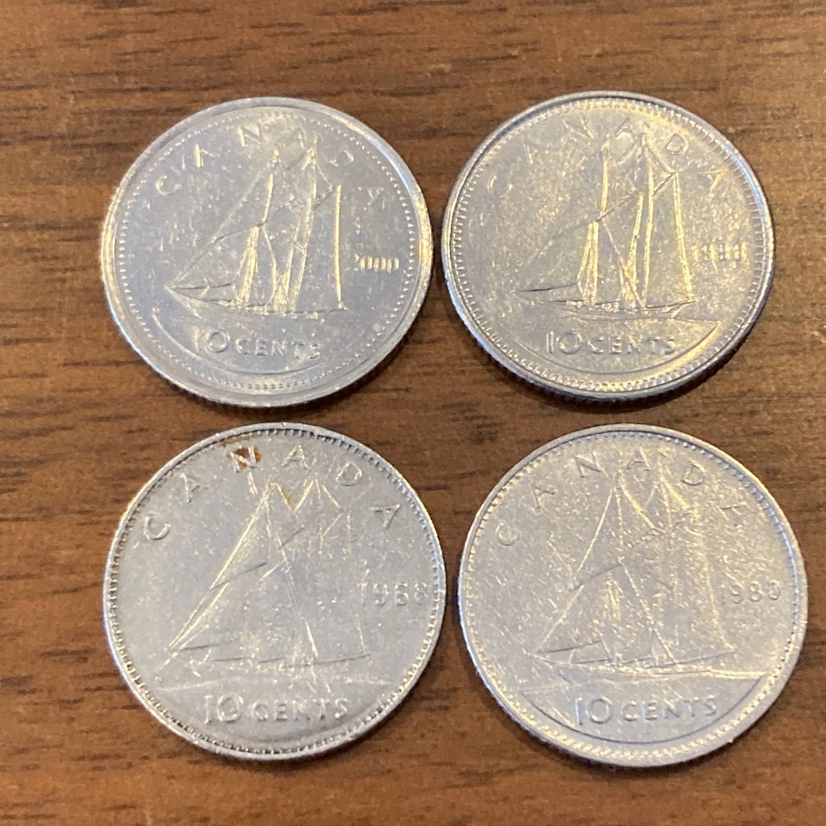 カナダ 旧硬貨 バイメタルコイン 2ドル1枚 10セント4枚|Yahoo カナダ 旧硬貨 バイメタルコイン 2ドル1枚 10セント4枚|Yahoo