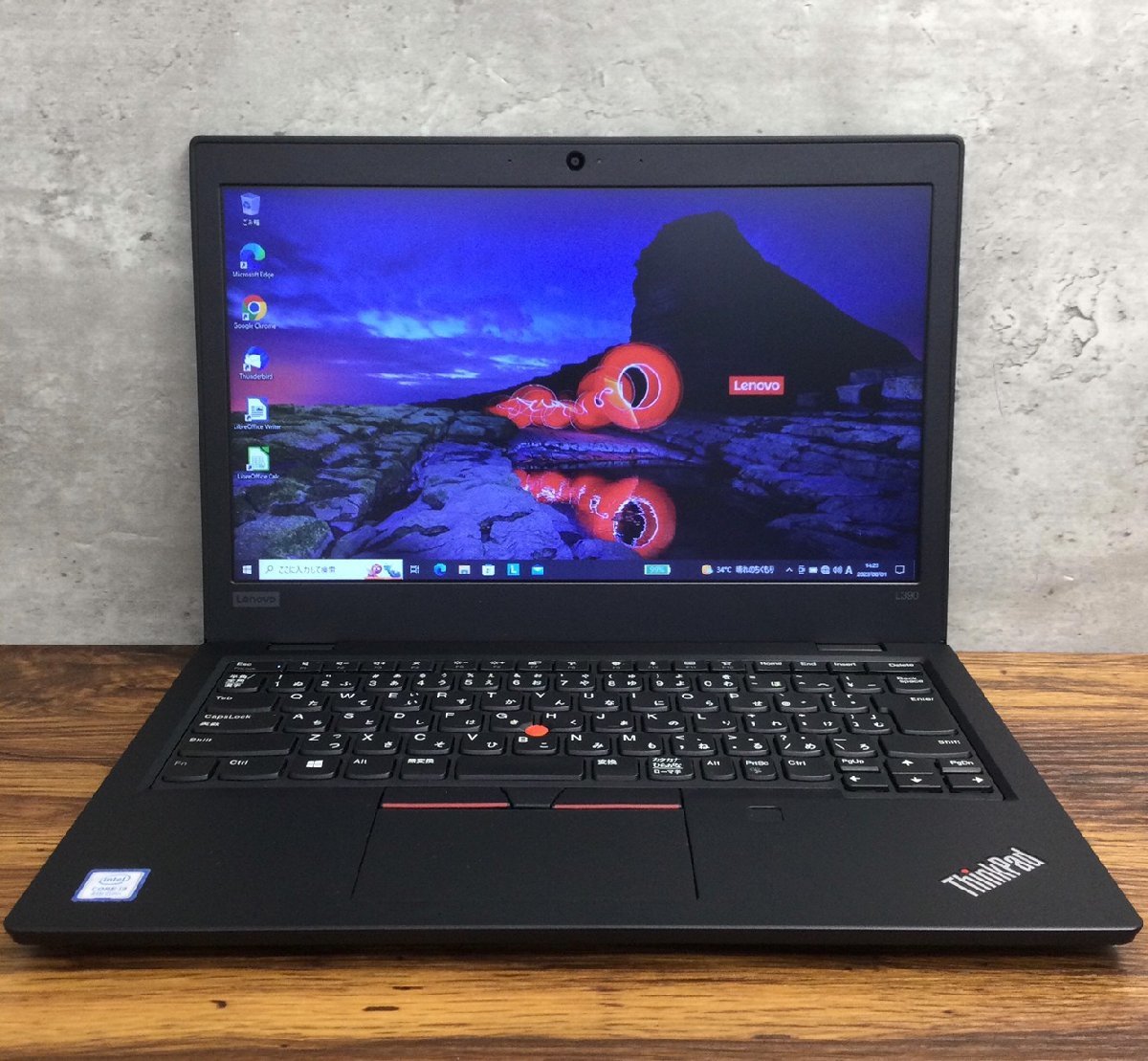 1円~ ○LENOVO THINK PAD L390 / Core i3 8145U (2.10GHz) / メモリ