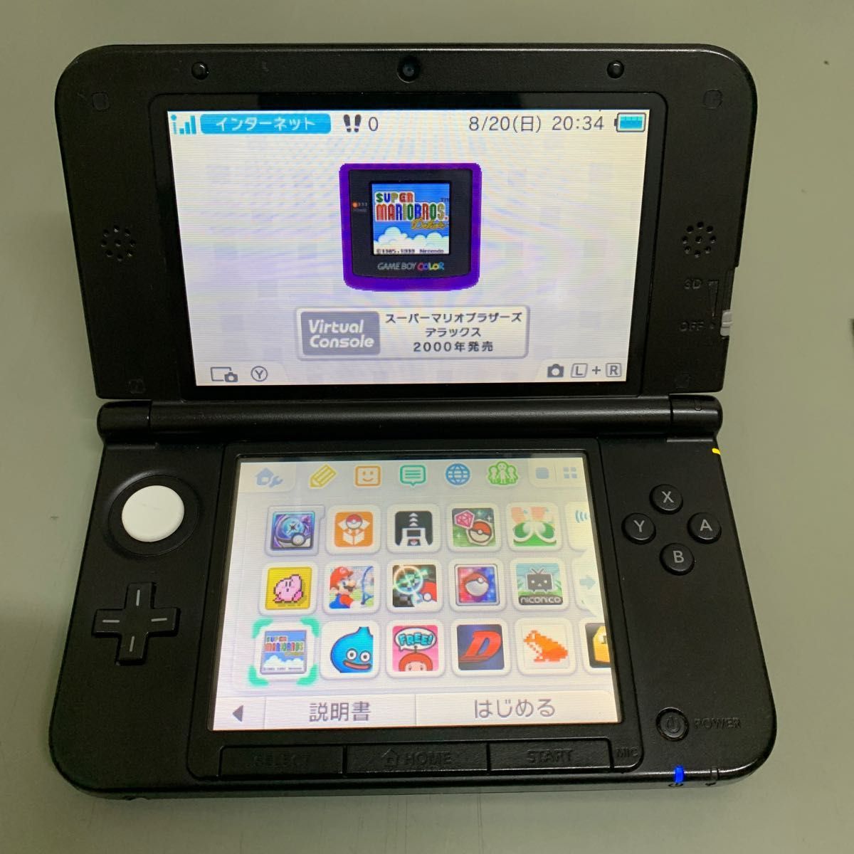 Nintendo 3DS NEW LL メタリックブラック ソフト2本 16GB - ゲーム