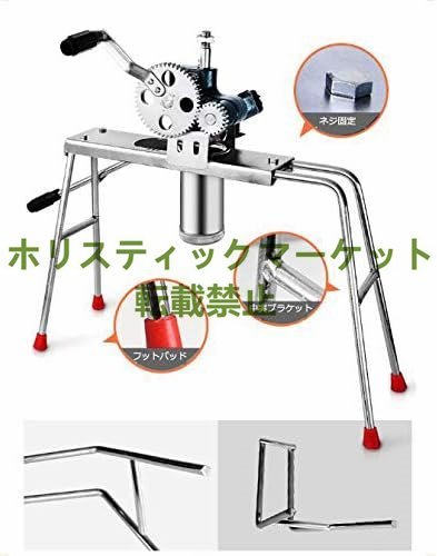 新品 手動製麺機 水洗える ステンレス製麺筒そば/うどん/生 新品 手動製麺機 水洗える ステンレス製麺筒そば/うどん/生
