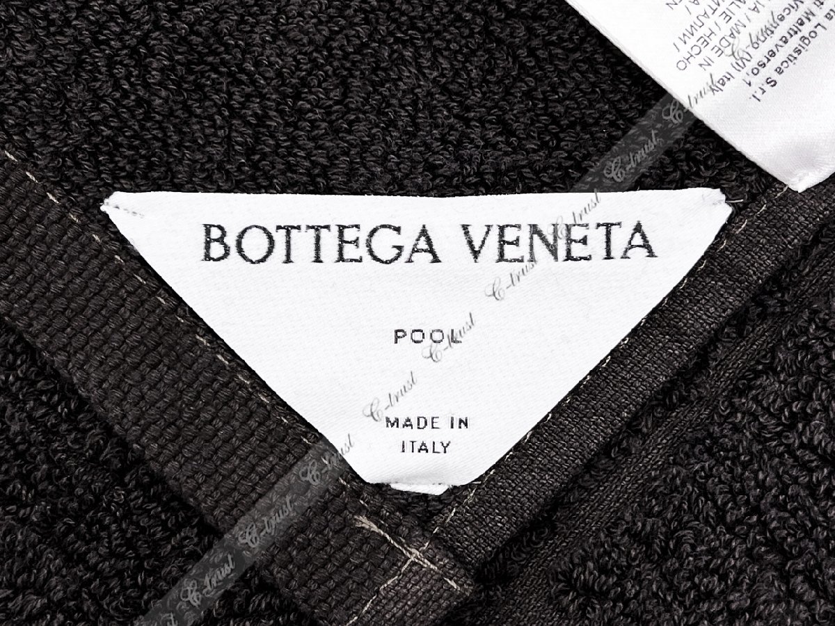 K171.. BOTTEGA VENETA ボッテガ ヴェネタ バスタオル ビーチ POOL コットン ロゴ イタリア製 新品 ★ 2113 FONDANT_画像5