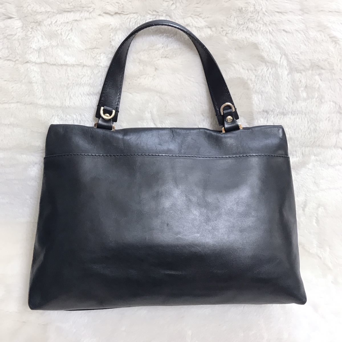 美品 GIANNI CHIARINI レオパ トートバッグ ハンドバッグ ジャンニキャリーニ