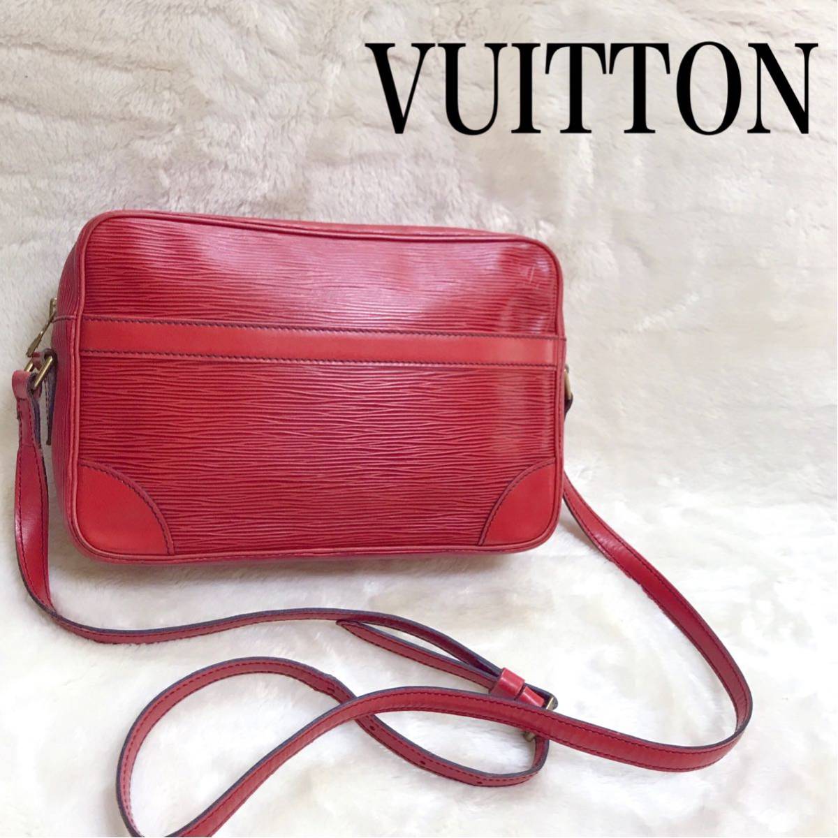 VUITTON ルイヴィトン ショルダーバッグ エピ トロカデロ27 レッド