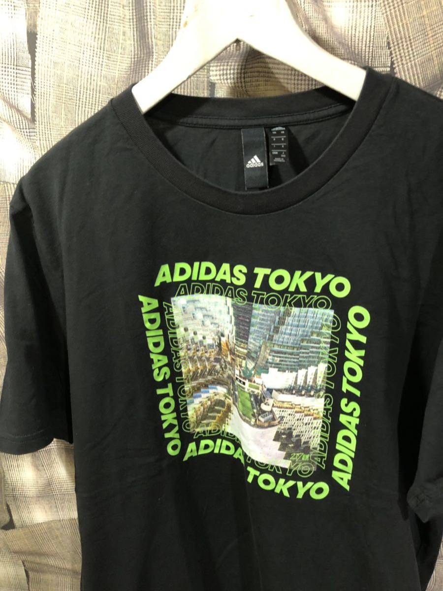 adidas アディダス TOKYO フォトプリント S/S Tシャツ FH7782 サイズ3XO ブラック　FK_画像2
