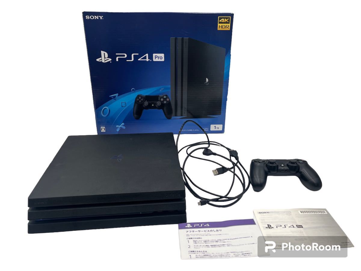 通電確認済み PS4 Pro CUH-7200B ジェットブラック 本体 プレステ4