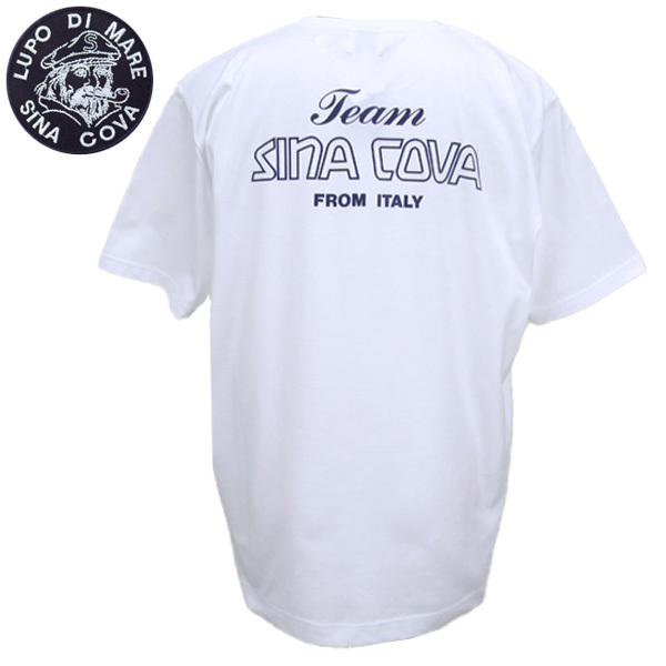 【即納&大特価】 バックプリント 定番 春夏 メンズ 半袖Tシャツ (L) シナコバ 丸首(クルーネック)SINA ht10000550-10 日本製 COVA 文字、ロゴ 【即納&大特価】 バックプリント 定番 春夏 メンズ 半袖Tシャツ (L) シナコバ 丸首(クルーネック)SINA ht10000550-10 日本製 COVA 文字、ロゴ