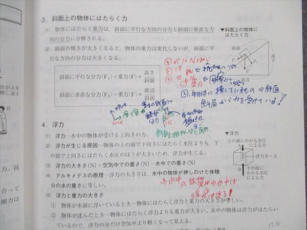 UX19-137 馬渕教室 中3秋期特訓 ランクアップコーステキスト 理科・社会 2022 09m2C_画像4