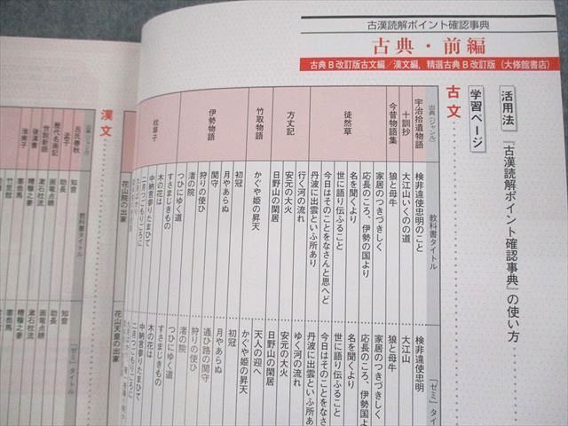 UV10-014 ベネッセ 高2 進研ゼミ高校講座 授業理解サポートシリーズ 古漢読解ポイント確認事典 テキスト 未使用品2020 2冊 18S0B_画像3