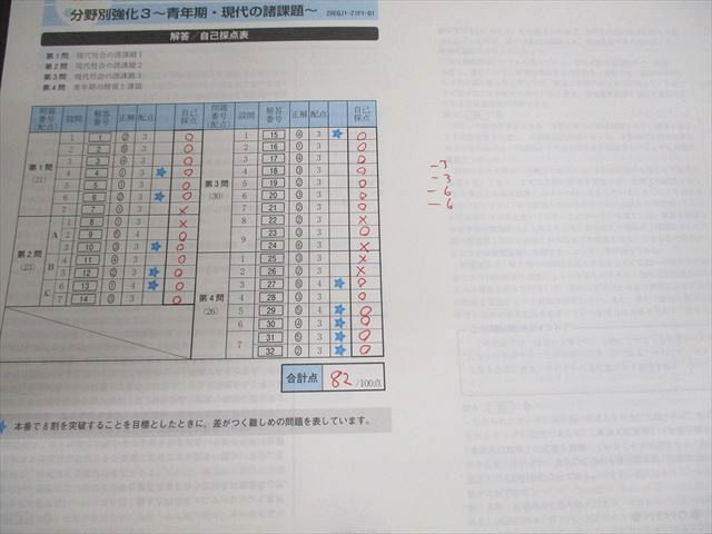 UW12-129 Z会 Zstudy 共通テスト攻略演習 2022年3～12月/2023年1月 テキスト通年セット 計22冊 ★ 00L0D_画像6