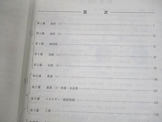 UW11-033 河合塾 地理B(共通テスト対応)/予習テキスト 通年セット/テスト2回分付 2021 計3冊 32S0D_画像3