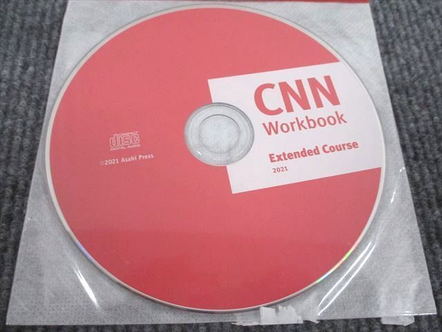 UZ93-038 朝日出版社 英語 CNN Workbook Extended Course 2021 問題/解答付計2冊 CD1枚付 07m1B_画像3