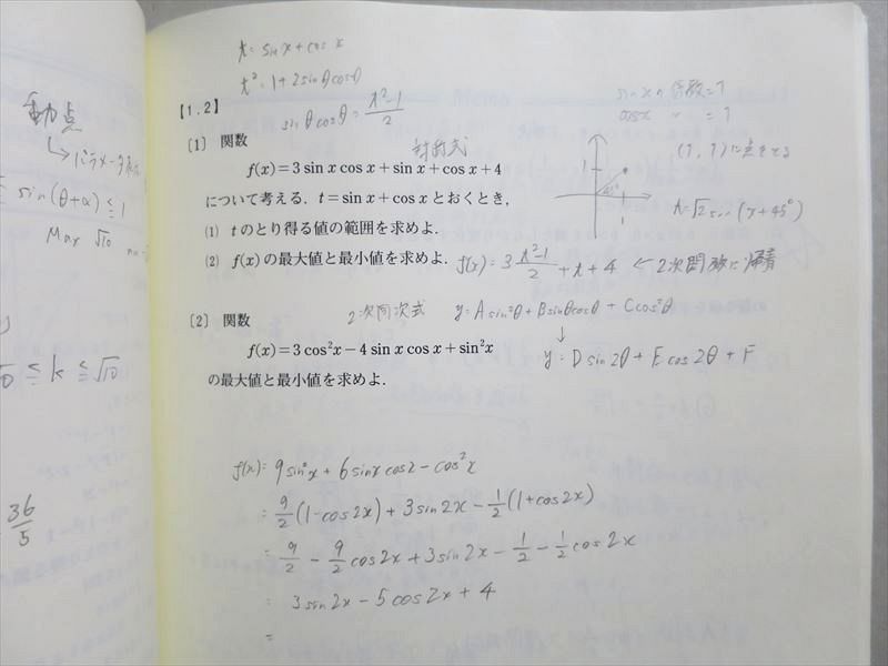 UN37-067 東進 テーマ別数学 I・A/II・B Part1/2 2015 計2冊 志田晶 12 S0B_画像4