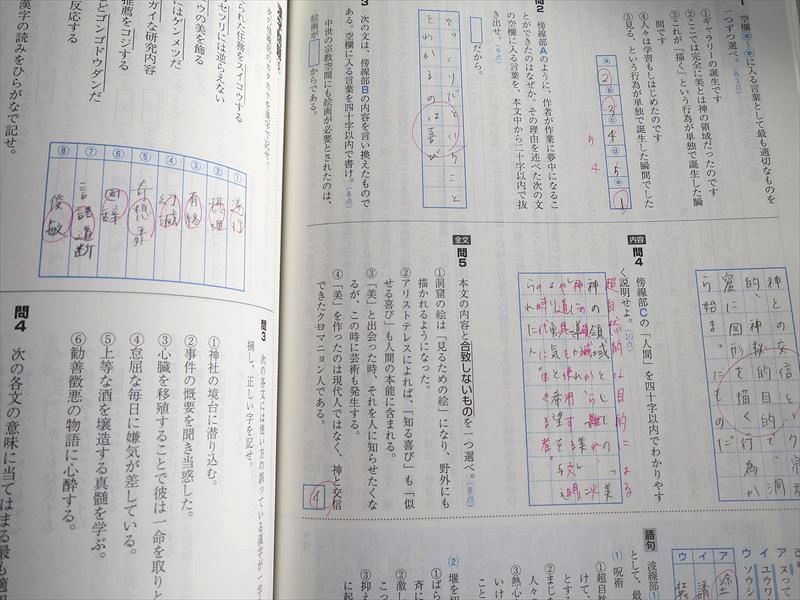 TY37-062 Z会 基礎が身につく 現代文 レベル3 2019 問題/解答/要約ノート付計3冊 17S0B_画像4