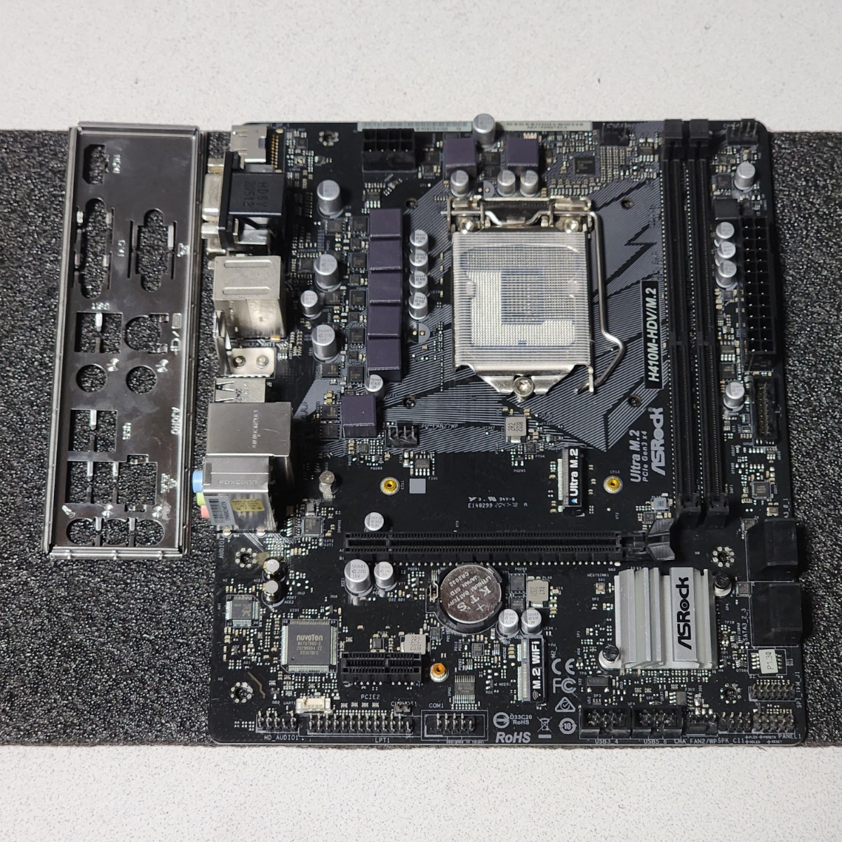 ASRock H410M-HDV/M.2 IOパネル付属LGA1200 MicroATXマザーボード第10