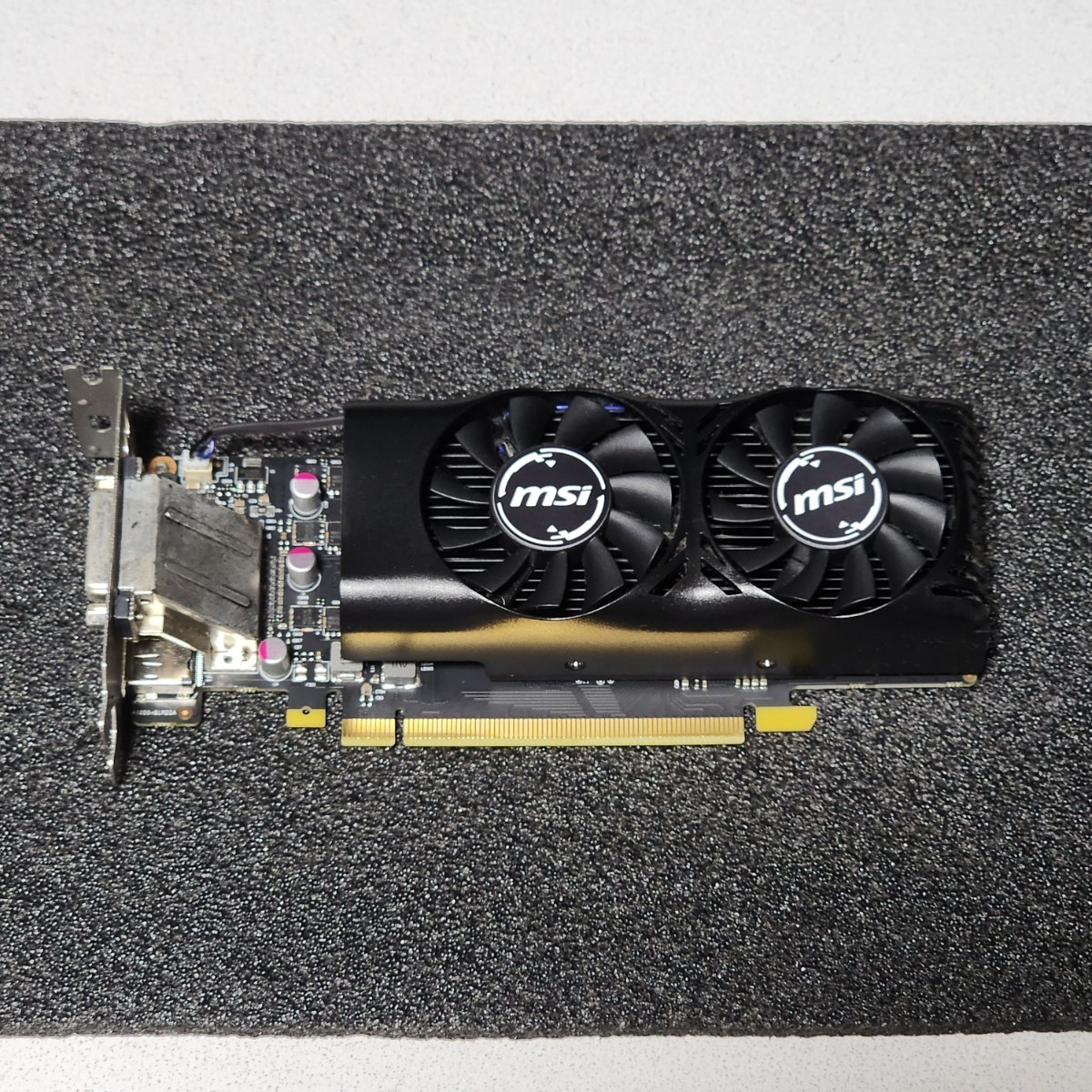 MSI GEFORCE GTX1050Ti 4GT LP 4GB GDDR5 ロープロファイル対応 動作確認済み PCパーツ グラフィックカード  PCIExpress