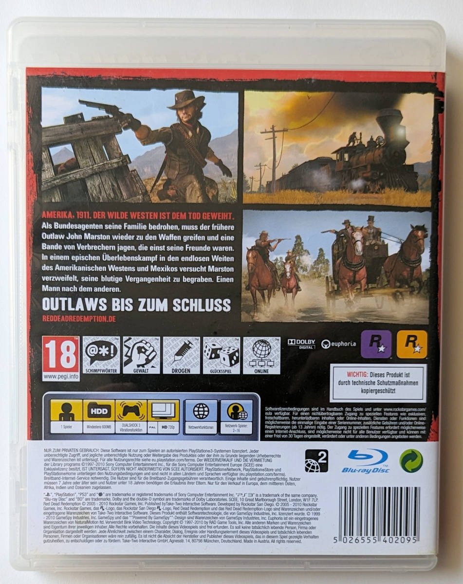 PS3 レッド・デッド・リデンプション RED DEAD REDEMPTION EU版 ★ プレイステーション3_画像2