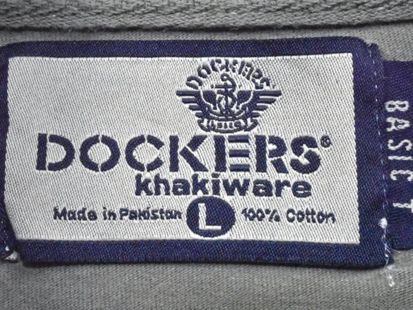 USA古着 DOCKERS khakiware ポケット Tシャツ sizeXL相当 L カーキ ドッカーズ リーバイス ビッグシルエット 大きいサイズ アメリカ 海外_画像5