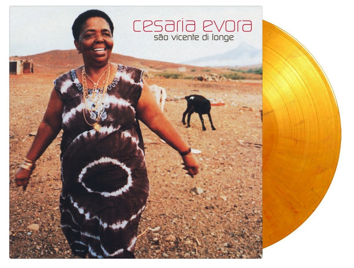 Cesaria Evora セザリア・エボラ Sao Vicente Di Longe 1,000枚限定再発二枚組Audiophileオレンジ・ブラック・カラー・アナログ・レコード_画像1