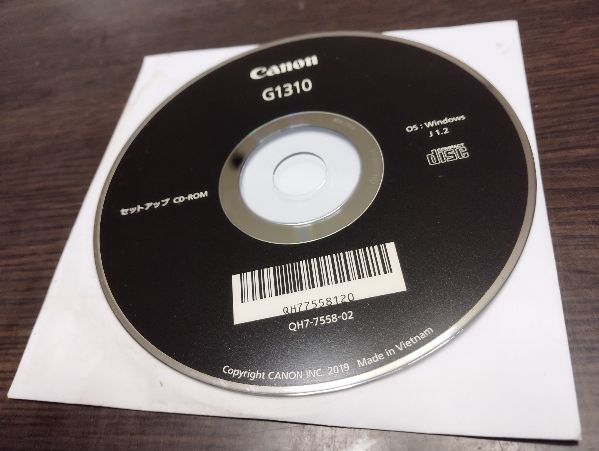 キャノン　 セットアップ CD-ROM　g1310 Canon_画像1