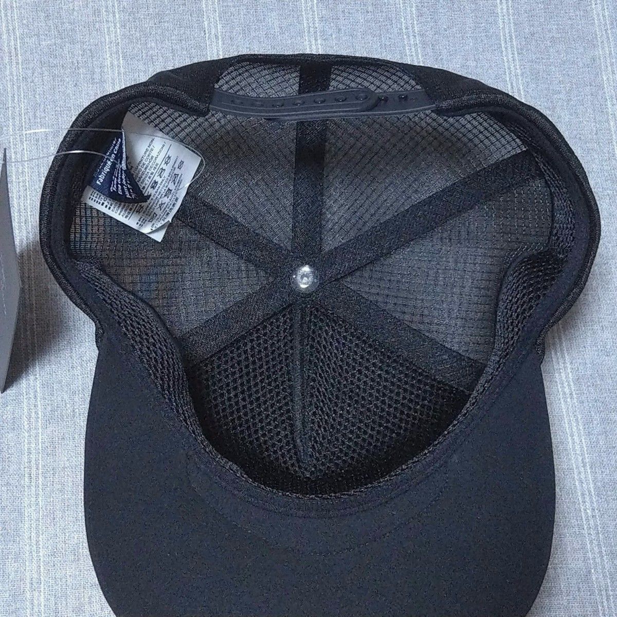 アークテリクス メッシュキャップ ブラック 黒色 Logo Trucker Flat 帽子 フラット ストレート ランニング
