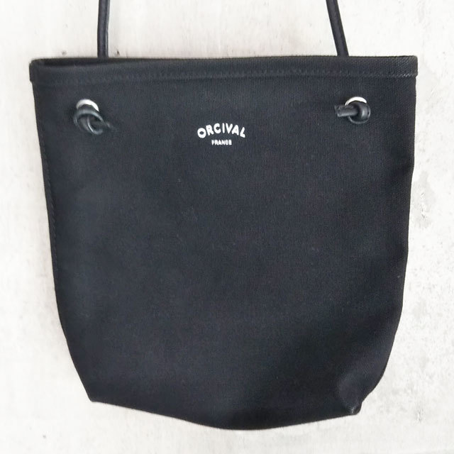 ORCIVAL shoulder bag black series black canvas sakoshuo-si bar bag 