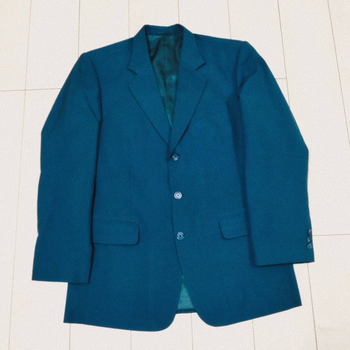 売れ筋アイテムラン 90s 極美品! GREEN Vintage suit setup 3peace XL