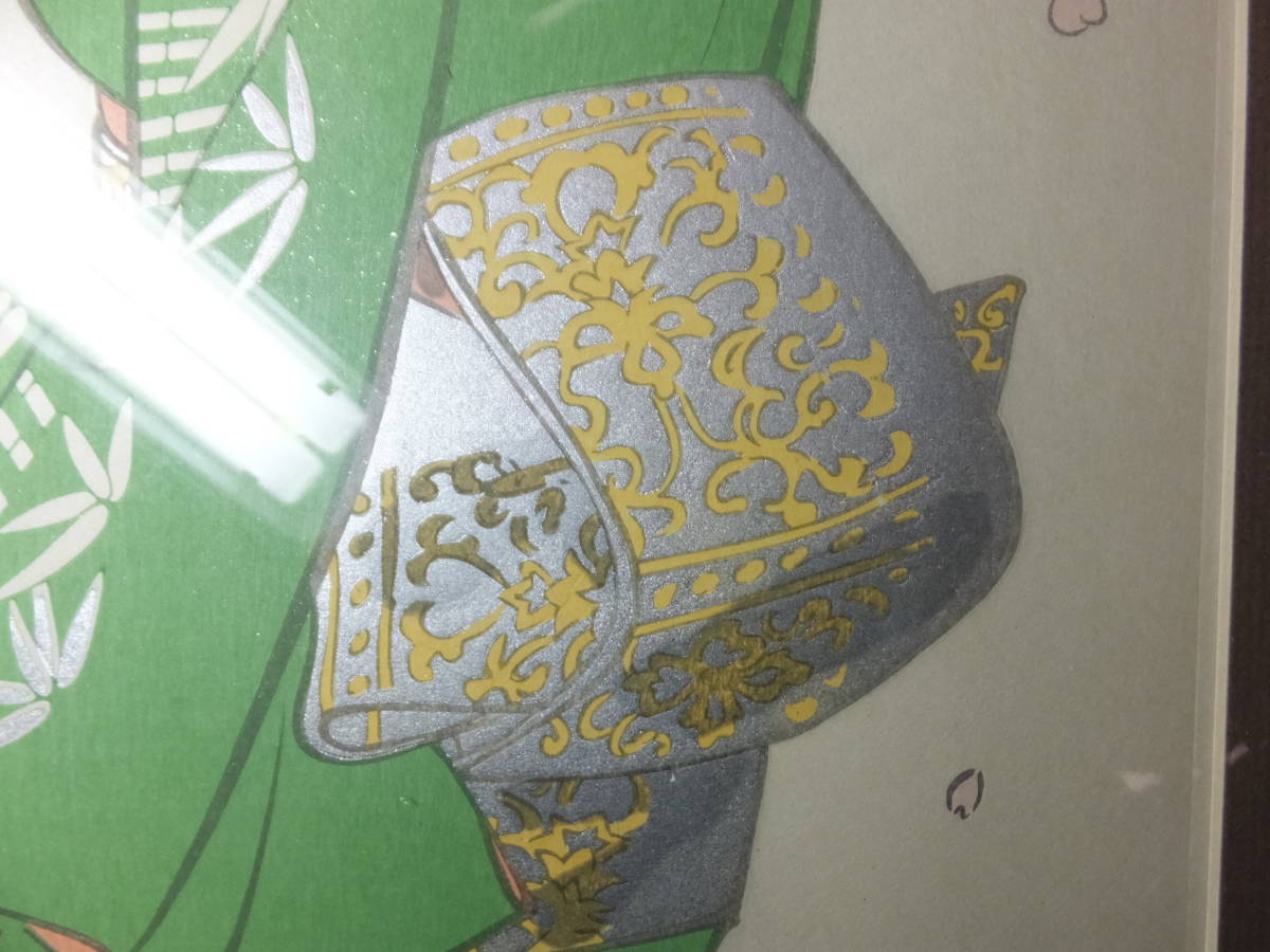 小島功!直筆サイン!美人画!木版画!流らふ花!限定300部! 検 小島功!直筆サイン!美人画!木版画!流らふ花!限定300部! 検