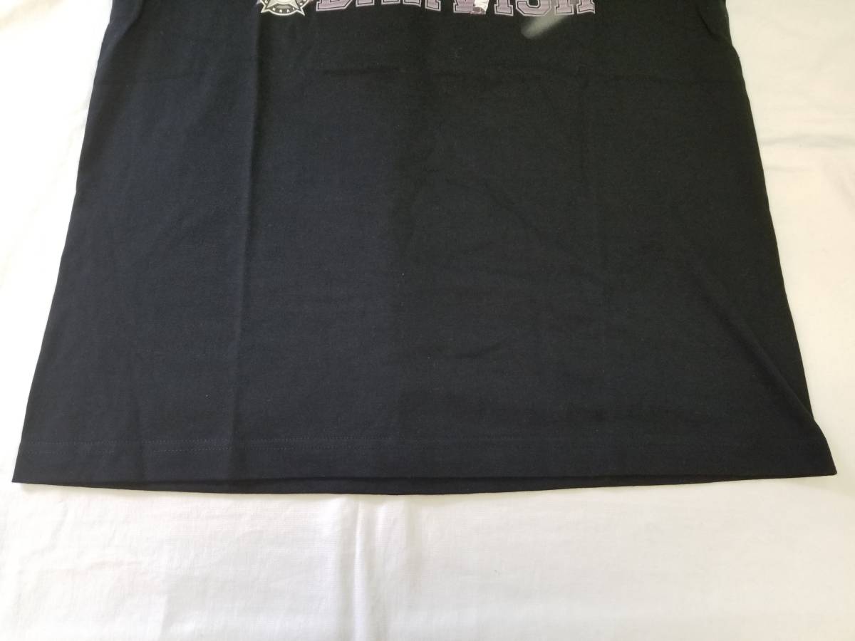 NIPPON-HAM FIGHTERS 日本ハムファイターズ　ダルビッシュロゴプリント入りTシャツ　ブラック、プリント　サイズS　メンズ　01_画像7